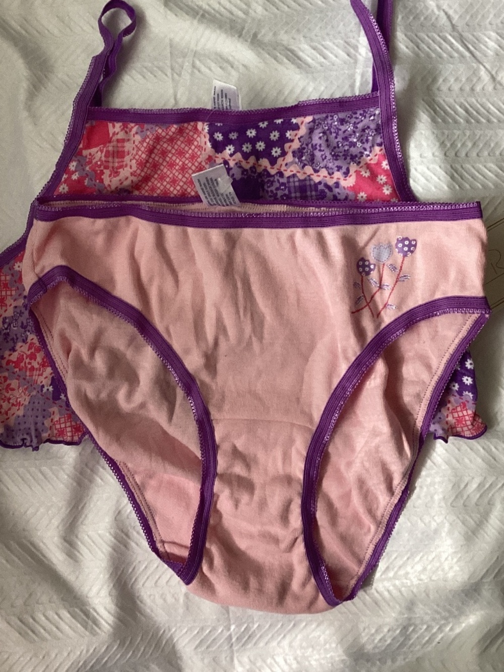 Rene Rofe Girls Cami & Bottom Set size 12 NEW - Picture 3 of 5
